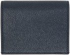 Thom Browne Navy Double Card Holder