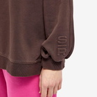 Stylerunner Women's Solstice Crew Neck Pullover Sweat in Sepia