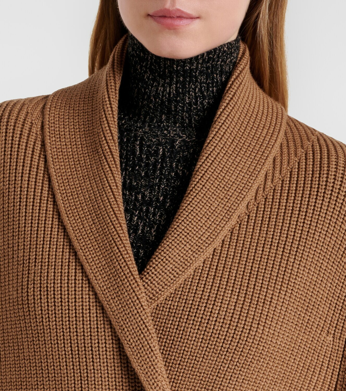Max Mara Agenzia double-breasted virgin wool cape