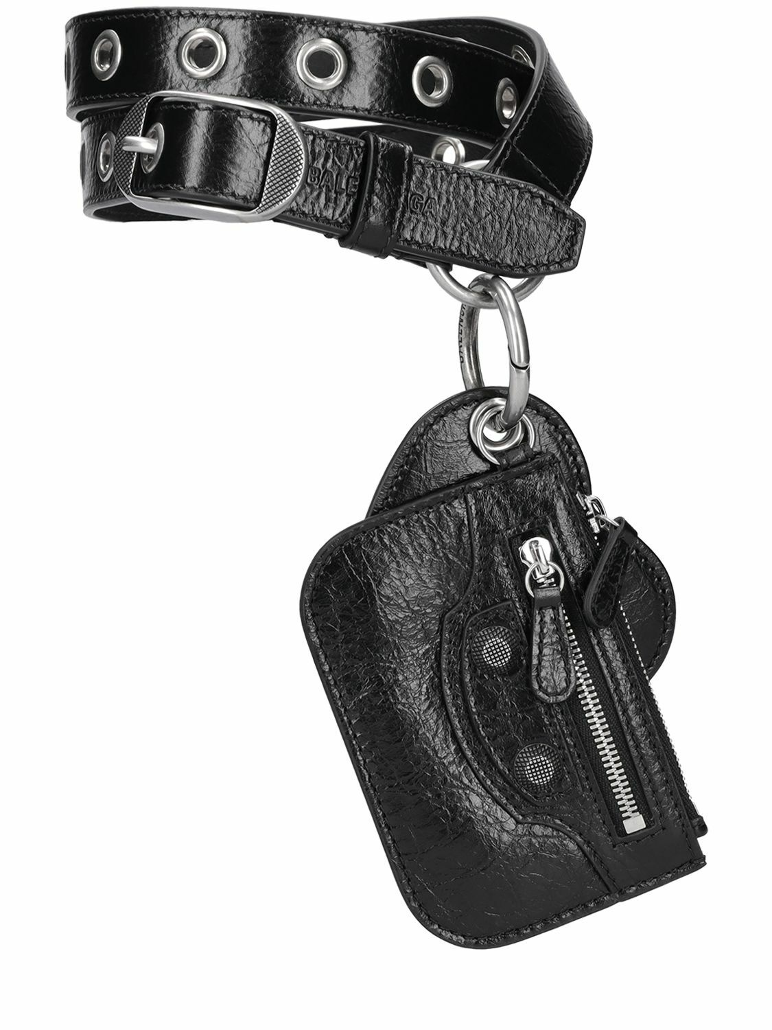 Photo: BALENCIAGA - 2cm Le Cagole Leather Belt