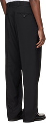 Hugo Black Modern-Fit Stretch Twill Trousers