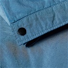 C.P. Company Undersixteen Men's Chrome-R Arm Lens Zip Overshirt in Blue Heaven