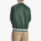 A Bathing Ape Men's Baseball Varsity Jacket in Green