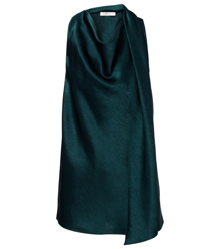 Photo: Vince Scarf-detail satin top