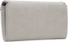 Stella McCartney Gray Falabella Wallet-On-Chain Crossbody Bag