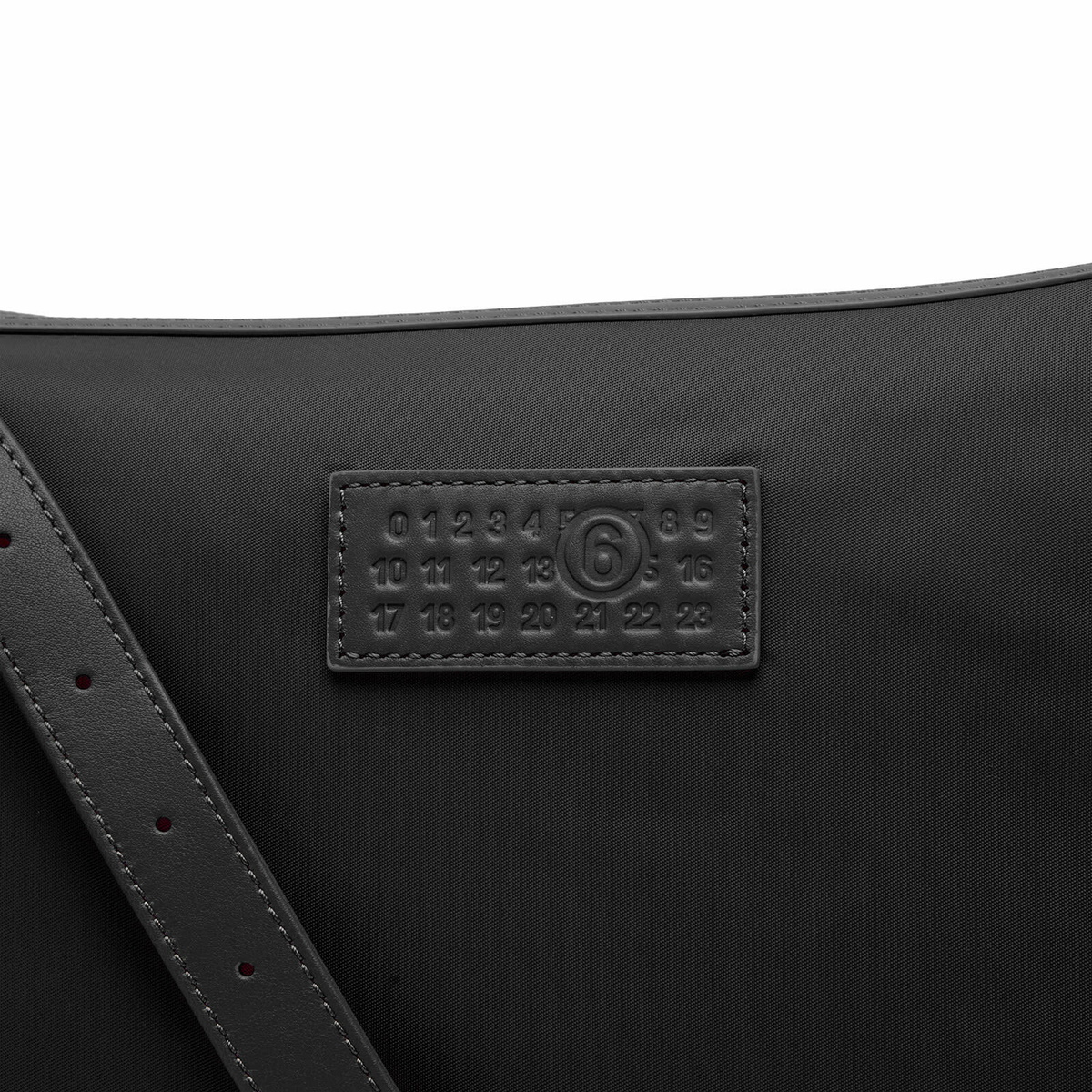 MM6 Maison Margiela Women's Nylon Crossbody Bag in Black 