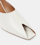 Alaïa Spike 55 leather peep-toe mules