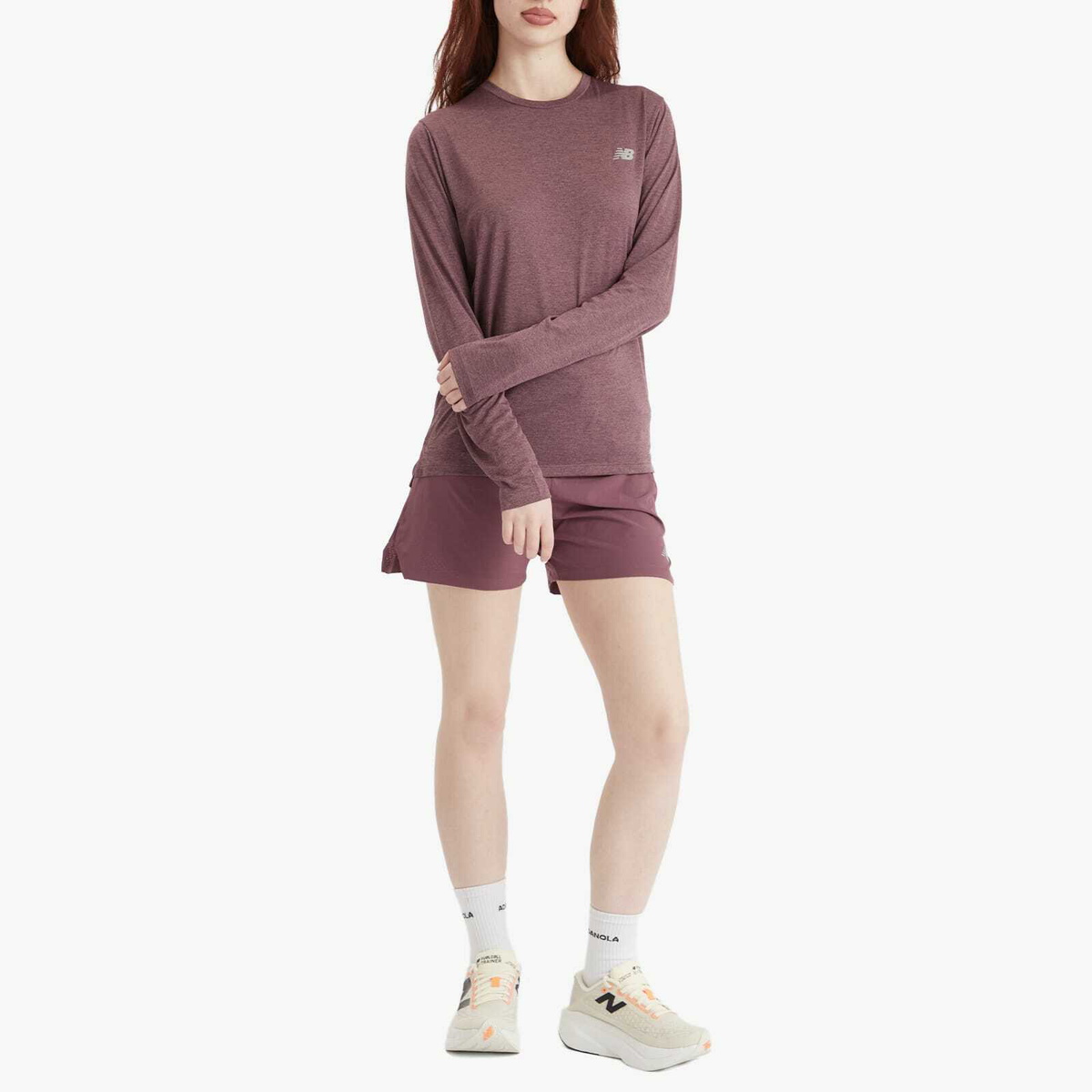New Balance Athletics Long Sleeve in Purple