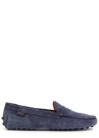 Tods Gommino Suede Loafers Navy