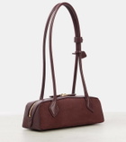 Alaïa Le Teckel Small suede shoulder bag