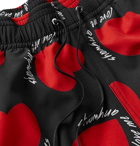 AMIRI - Short-Length Printed Swim Shorts - Black