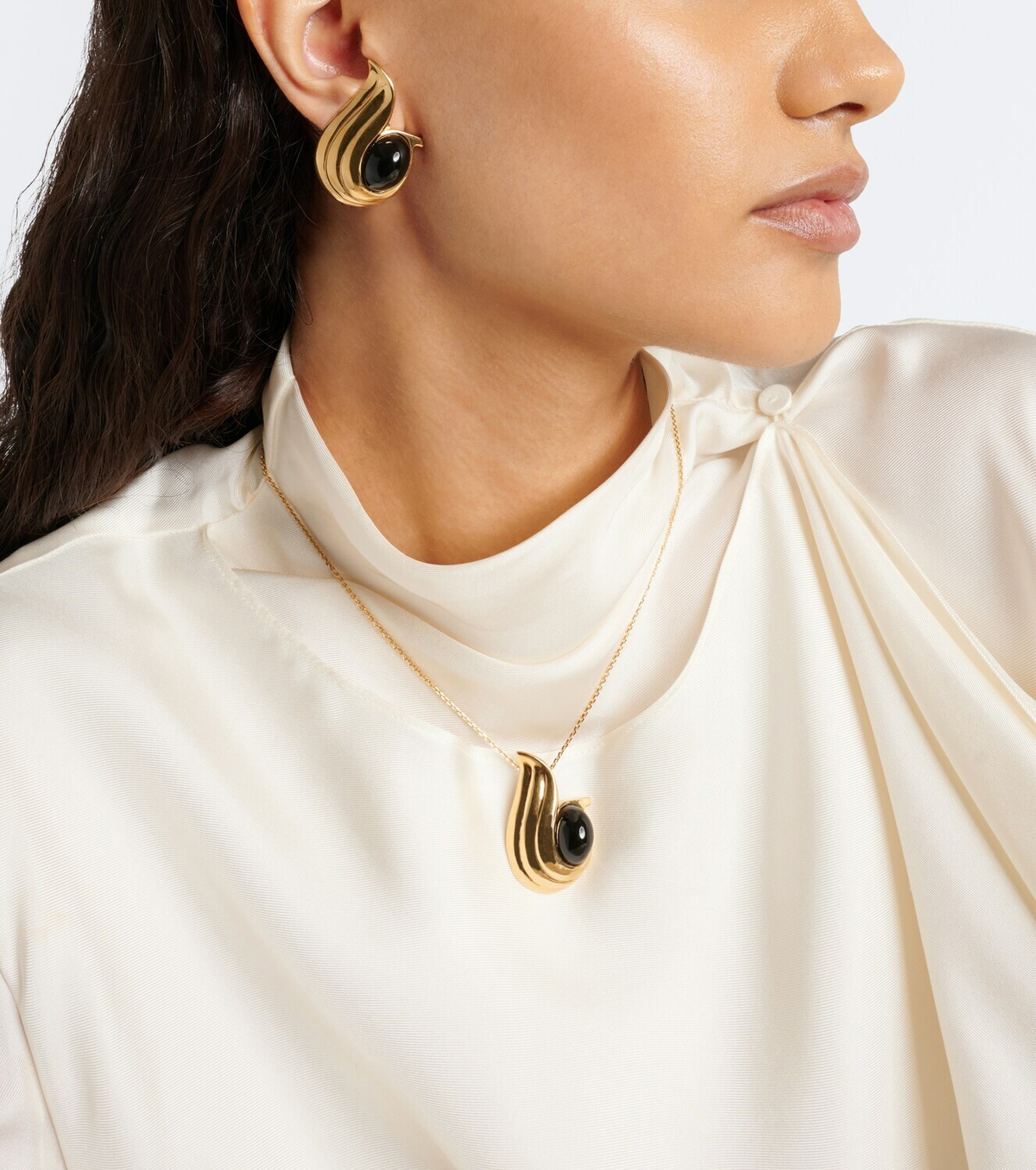 Ferragamo Embellished clip-on earrings