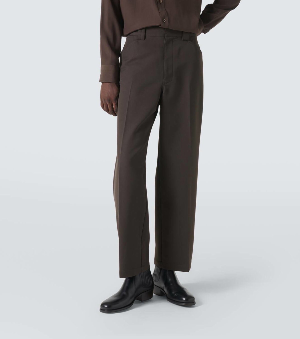 Lemaire Gabardine straight pants