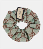 Gucci Embellished GG Canvas scrunchie