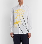 Loewe - Slim-Fit Printed Cotton-Poplin Shirt - White