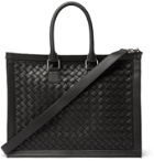 Bottega Veneta - Intrecciato Leather Briefcase - Black