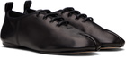 Maison Margiela Black Tabi Jazz Lace-Up Derbys