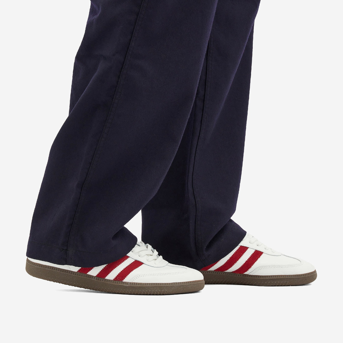 Adidas Samba OG in Core White Team Victory Red Night Indigo