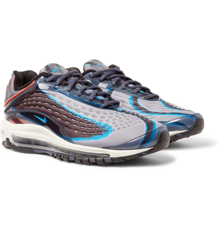 Photo: Nike - Air Max Deluxe Printed Neoprene and Rubber Sneakers - Men - Blue