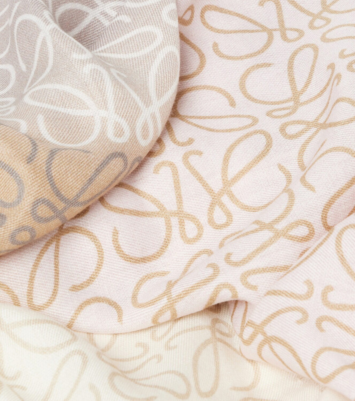 Loewe Anagram wool, silk and cashmere scarf