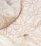 Loewe Anagram wool, silk and cashmere scarf
