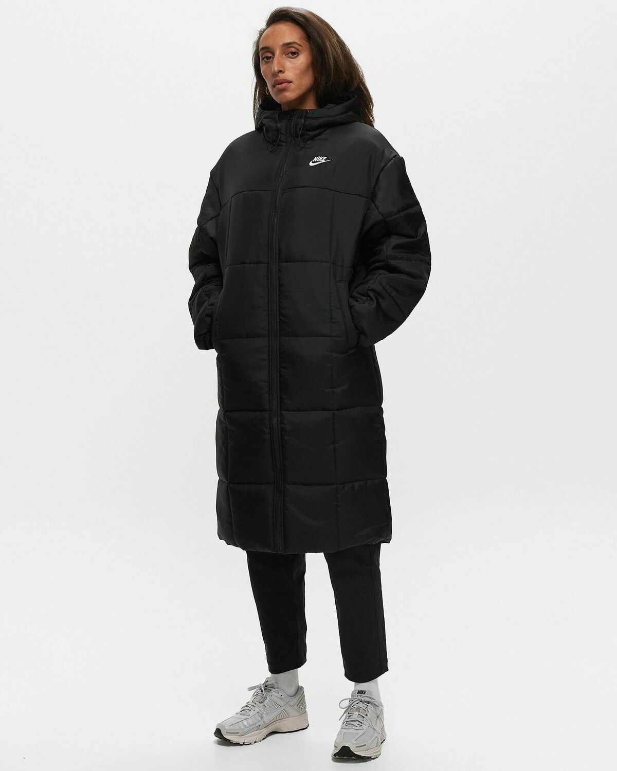 Nike puffer jacket long hotsell