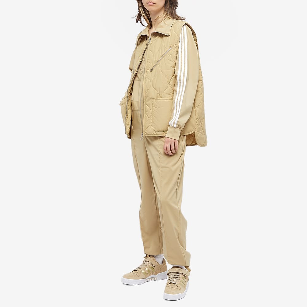 Adidas Women's Oversized Vest in Beige Tone adidas