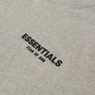 Fear of God ESSENTIALS Kids Logo T-Shirt in Dark Oatmeal