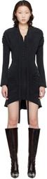 KNWLS Black Leia Minidress