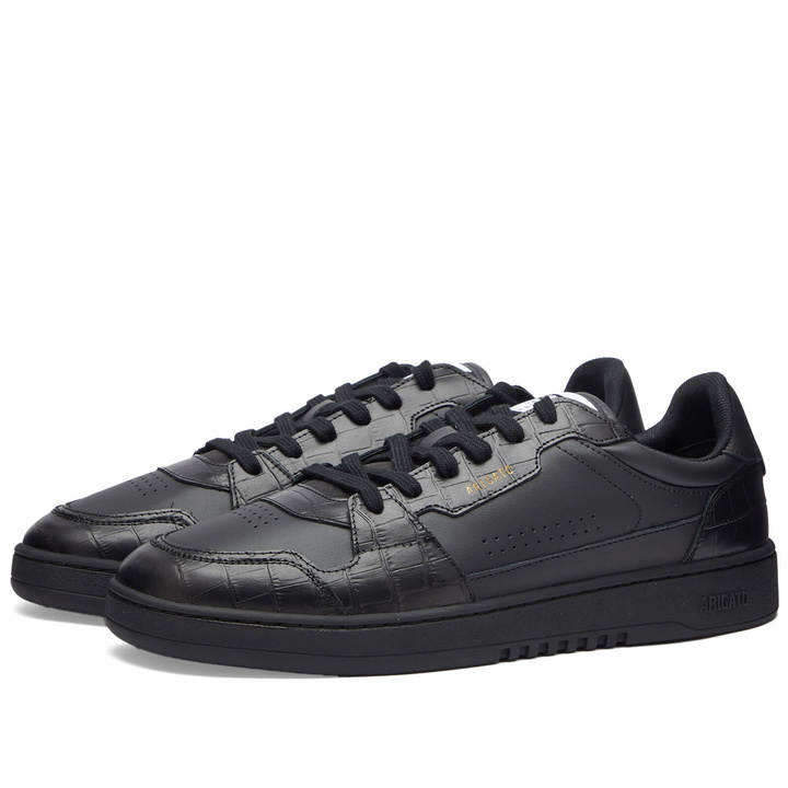 Photo: Axel Arigato Men's Dice Lo Sneaker Croco Sneakers in Black