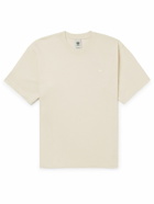 adidas Originals - Contempo Logo-Embroidered Organic Cotton-Jersey T-Shirt - Neutrals