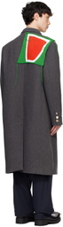 Charles Jeffrey LOVERBOY Gray Tailored Coat