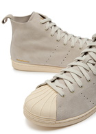 Adidas X Wales Bonner X Wales Bonner Superstar Brushed Suede Sneakers Cream