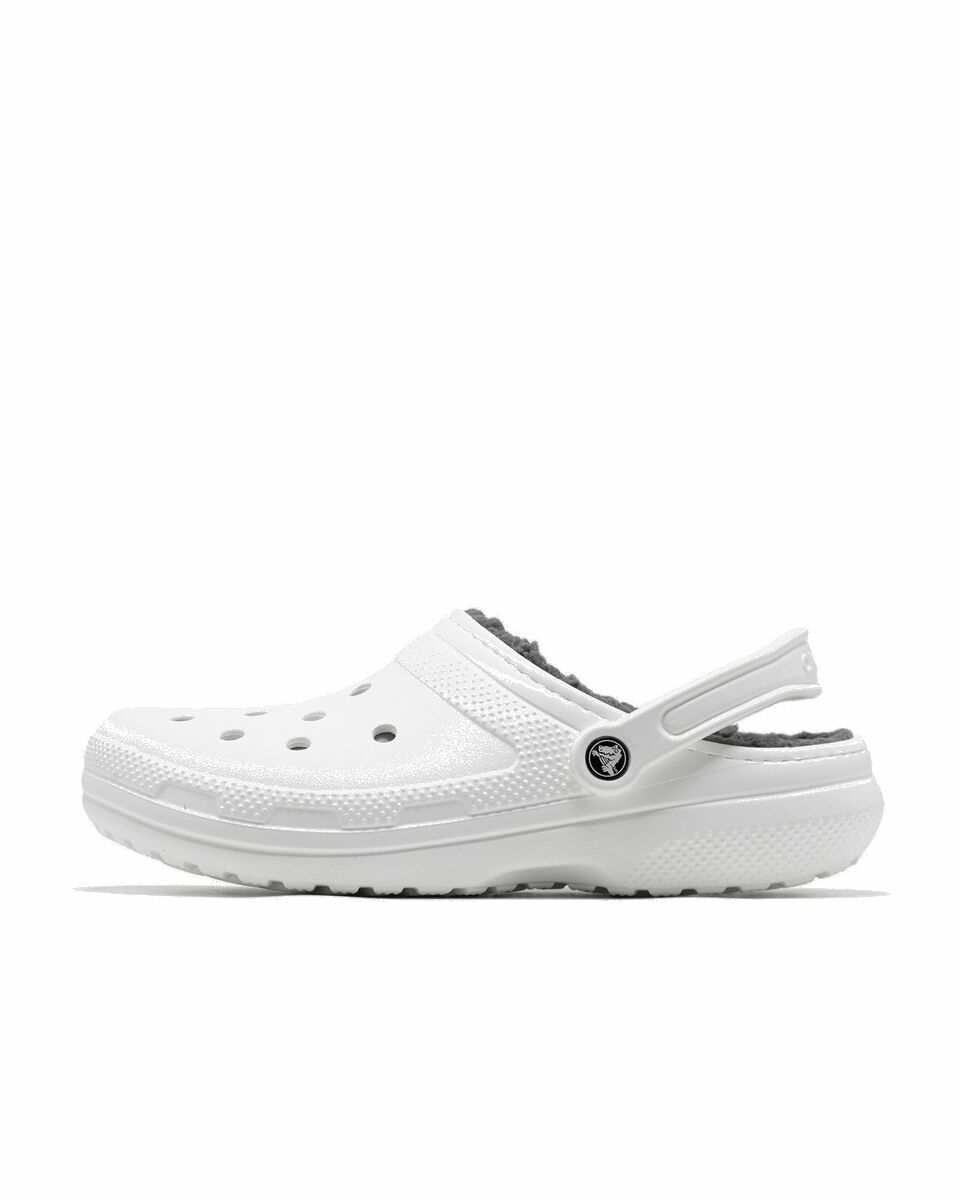 Photo: Crocs Classic Lined Clog White - Mens - Sandals & Slides