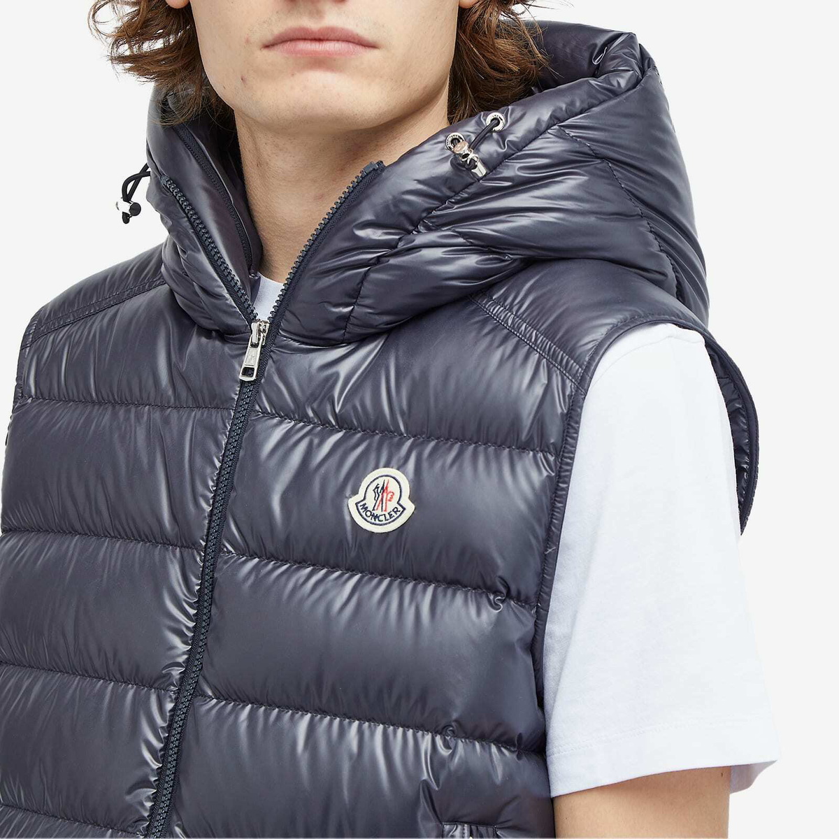 Moncler Men's Barant Vest in Navy Moncler