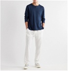 Orlebar Brown - Ackley Garment-Dyed Slub Cotton-Jersey T-Shirt - Blue