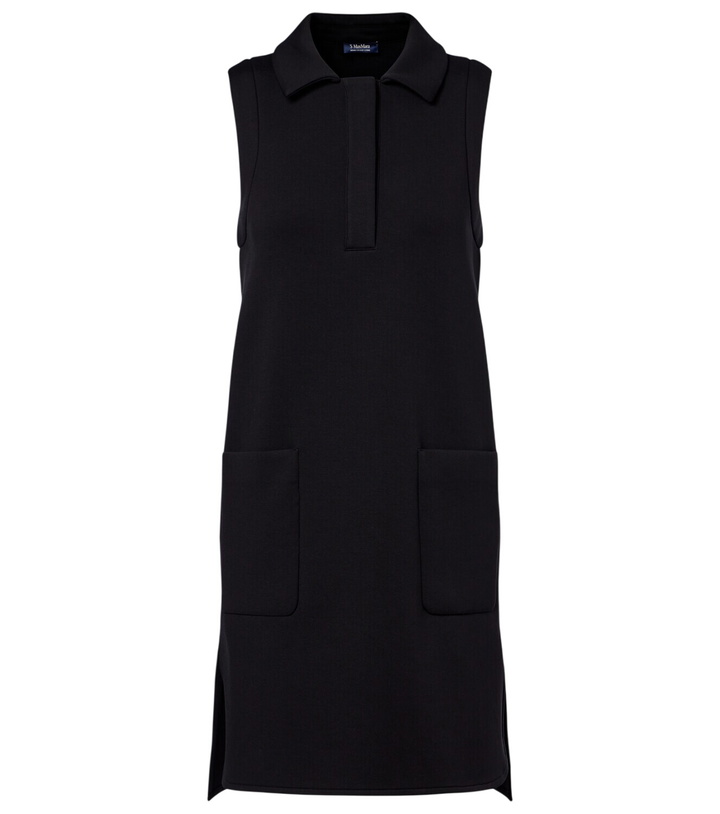 Photo: 'S Max Mara Saggina cotton-blend jersey polo dress