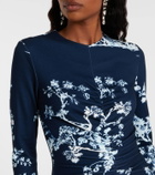 Erdem Floral gathered midi dress