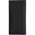 Valextra Black 12CC Vertical Wallet