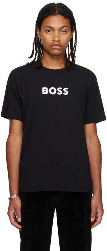 Photo: BOSS Black Printed T-Shirt