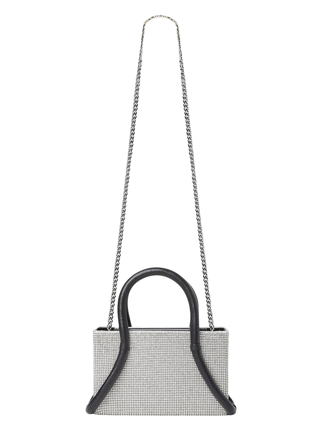 Kara Silver Chainmail Crossbody Bag Kara