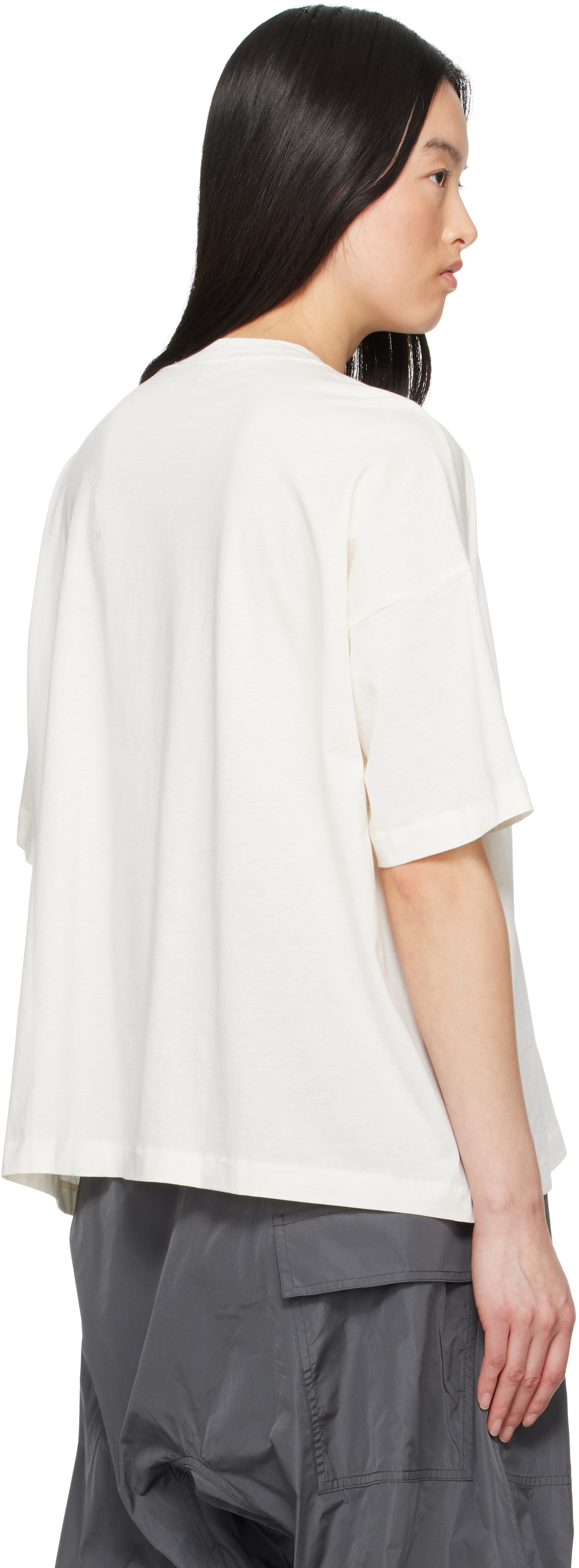 Sofie D'Hoore Off-White Tilly C-Neck Short Sleeve Oversize T-shirt