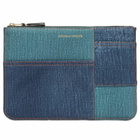 Comme des Garçons Wallet SA5100DP Denim Pocket Wallet in Blue Denim 