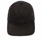 Y-3 Men's Dad Cap in Black/Scarle 