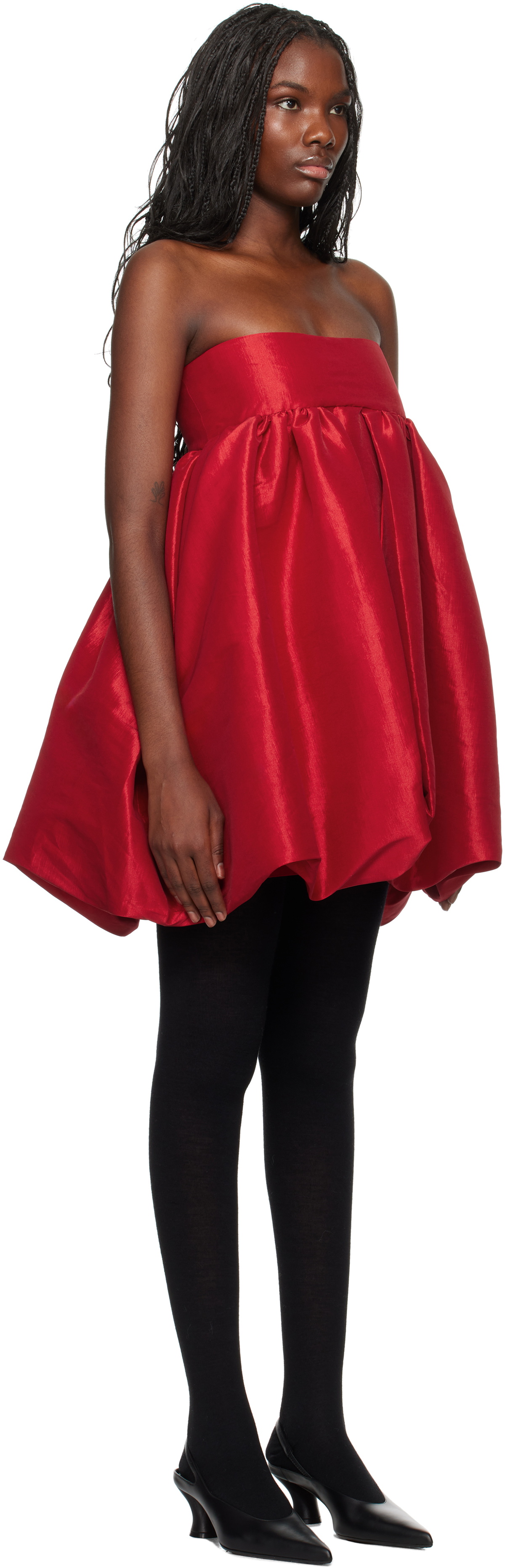 Kika Vargas SSENSE Exclusive Red Crie Minidress