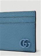 GG Plaque Card Holder in Light Blue