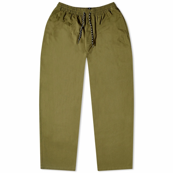 Photo: Tired Skateboards Men's Stamp Pant in Army Green
