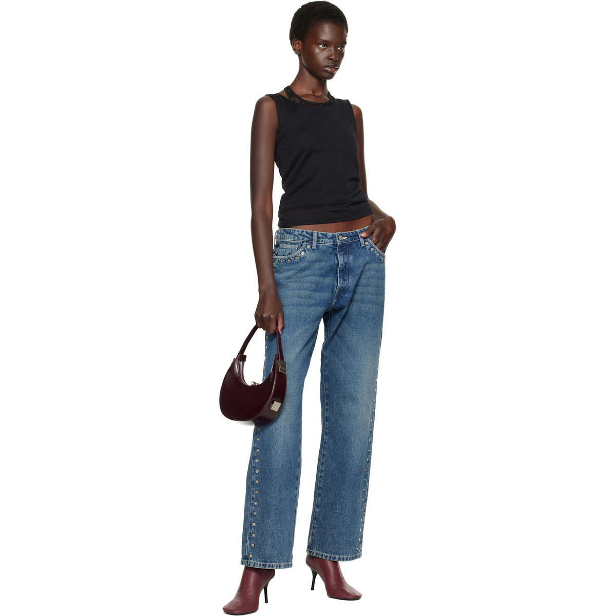 OSOI Burgundy Toni Mini Bag