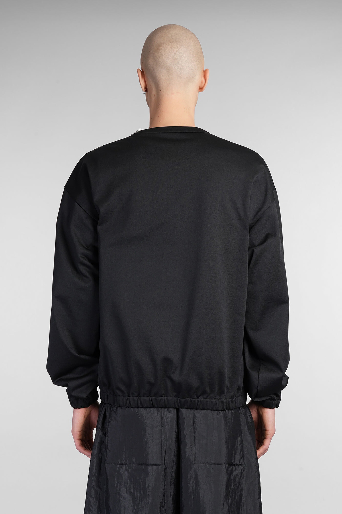 Jil Sander Sweatshirt In Black Cotton