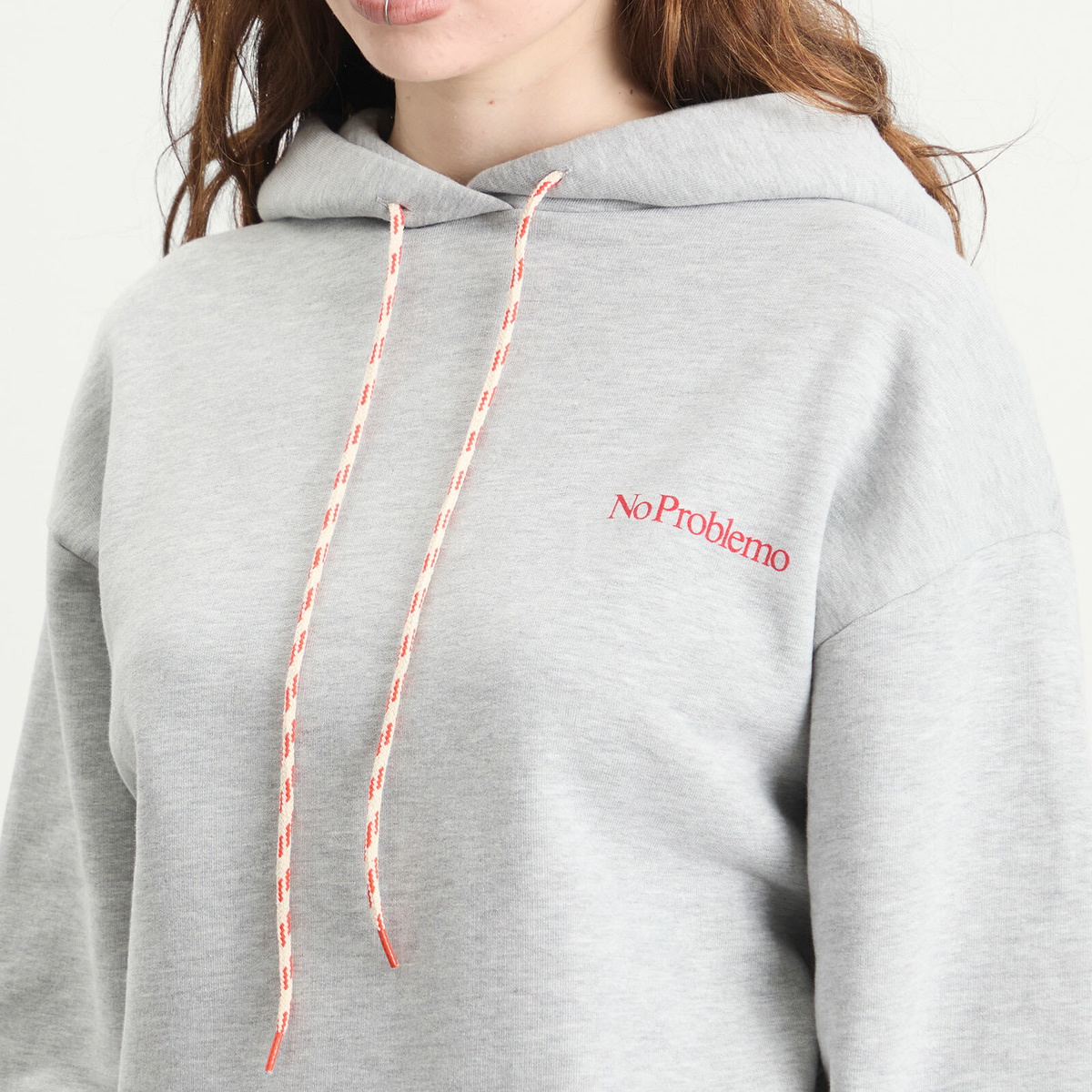 No Problemo Women's Mini Problemo Hoodie in Sport Grey